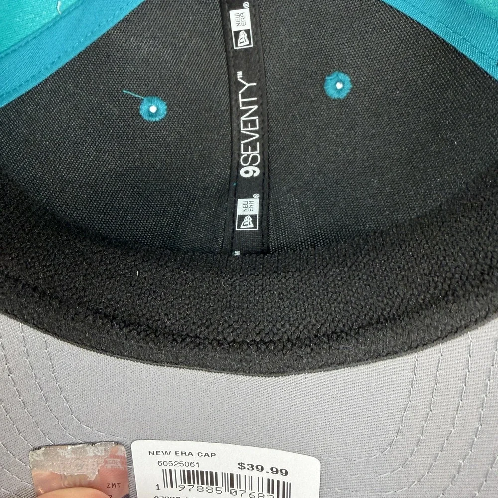 Jacksonville Jaguars Hat Cap Snap Back Mens One Size Green NFL New Era 9Seventy